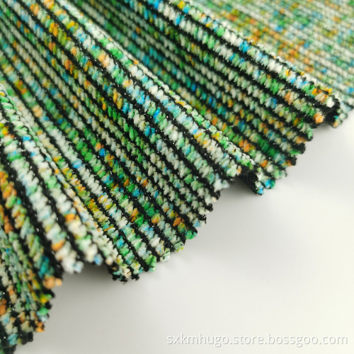 Yarn Dyed Jacquard Interwoven Corduroy Coat Jacket Fabric